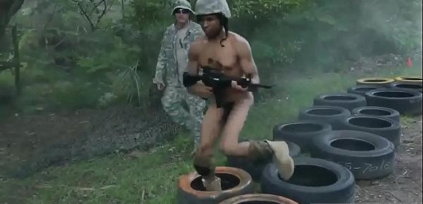  Naked american soldiers jacking off videos gay Jungle poke fest